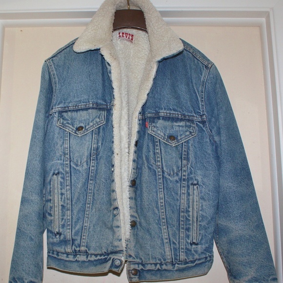 Levi's Other - Levi's Blue Denim and Sherpa Lined Jacket Levi's Other - Levi's Blue Denim and Sherpa Lined Jacket